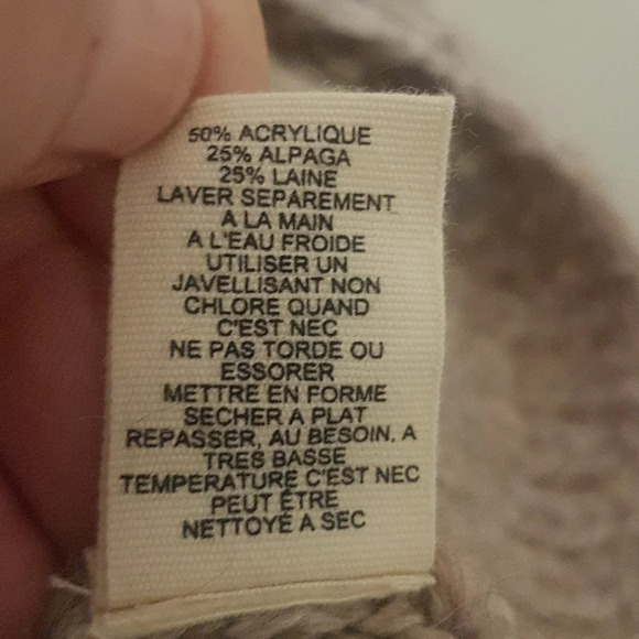 Anthropologie moth alpaca wool acrylic drop shoulder oversized sweater tunic - Picture 10 of 11